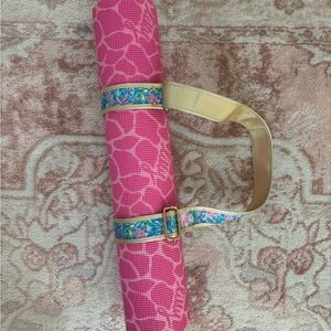 Lily Pulitzer Yoga Mat with Strap